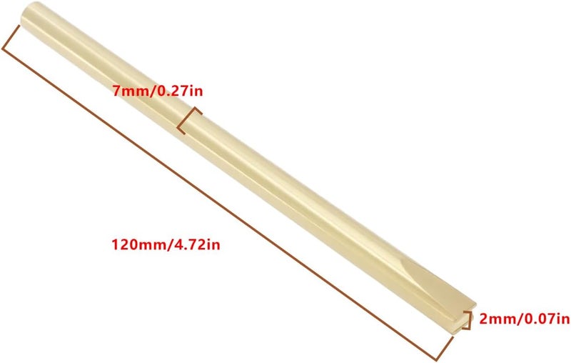 Briny River Guitar Fret Wire Setter Gold 120mm Guitar Fretboard Tools for Bass Ukulele - Image 3